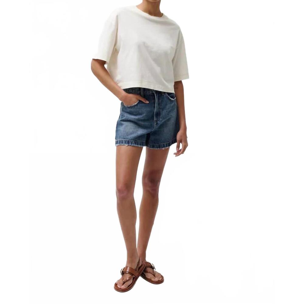 NEW PISTOLA saige high rise a-line short in wishbone - Picture 1 of 7